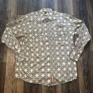 CINCH Mens Tan Western Long Sleeve Pearlsnap